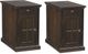 Signature Design by Ashley® Laflorn 2-Piece Dark Brown End Table Set-0