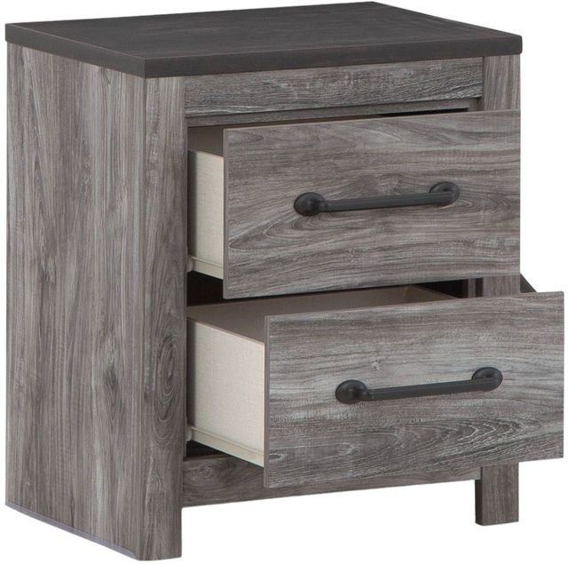 Signature Design by Ashley® Bronyan Dark Gray Nightstand-1