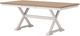 Signature Design by Ashley® Purlaney Natural Dining Table with Antique White Base-2