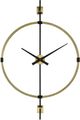 Uttermost® Time Flies Brushed Brass/Satin Black Modern Wall Clock-0