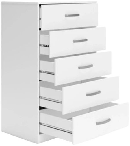 Signature Design by Ashley® Flannia White Chest of Drawers-3