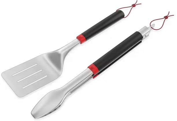 Weber® 2 Piece Grill Tools Set with Spatula and Tongs-1