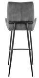 Armen Living Panama Charcoal 30" Bar Stool-2