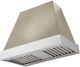AGA Euclid 36" Fawn Wall Mounted Range Hood  with Polished Chrome Trim-0