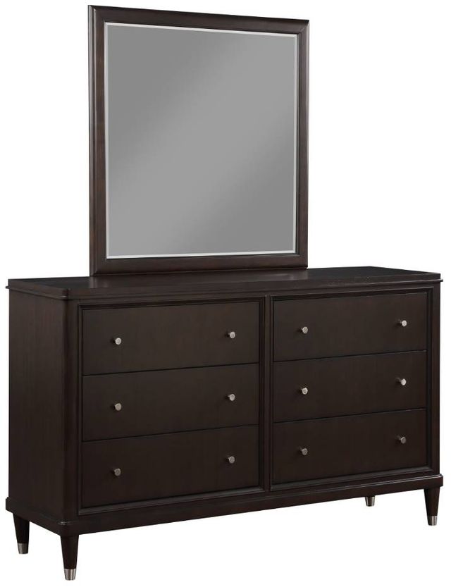 Coaster® Emberlyn Brown 6-Drawer Dresser with Mirror-0