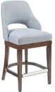 Olliix by Madison Park Blue Jillian Counter Stool with Swivel Seat-0