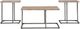 Signature Design by Ashley® Albreane 3-Piece Grayish Brown Occasional Table Set with Black Base-2