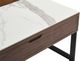 Armen Living Faye Walnut Lift-Top Coffee Table with Dusk Base-4