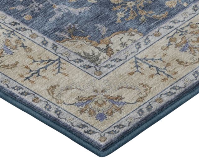 Dalyn™ Rug Company Hatay HY9 Blue 5'x8' Area Rug-1