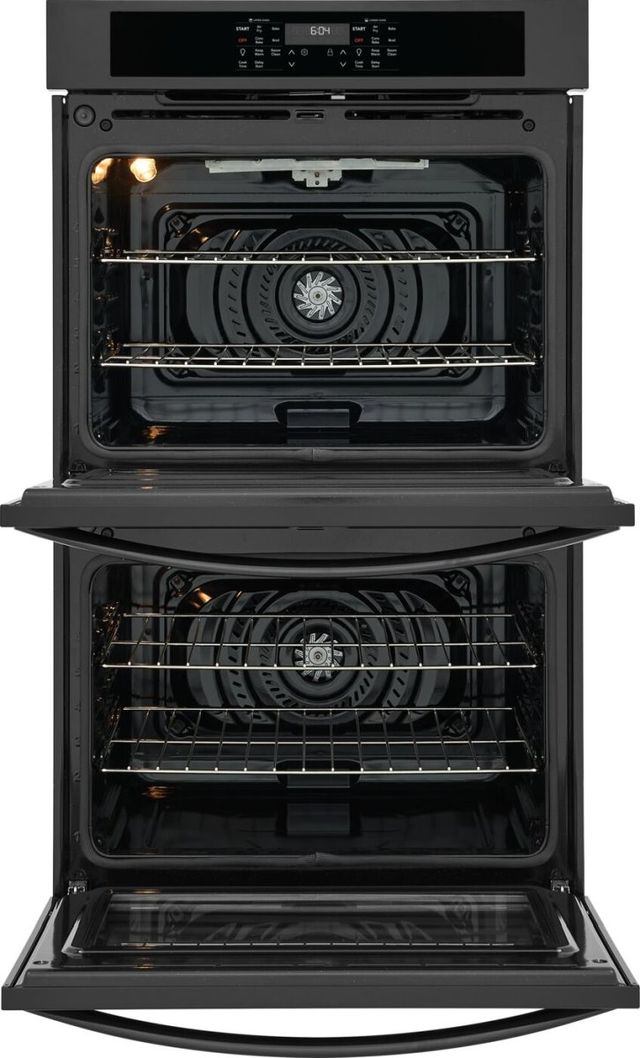 Frigidaire® 30” Black Electric Double Wall Oven with Air Fry-2