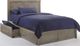 Night & Day Furniture™ Sand Dollar Gray Wash Full K-Series Bed with Storage Drawers-1