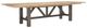 Legacy Classic XXX's and OOO's Amber Trestle Dining Table with Cocoa Base-2