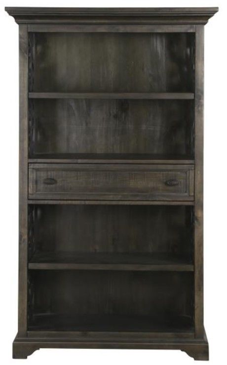 Magnussen Home® Bellamy Peppercorn Bookcase-3