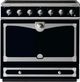 La Cornue CornuFé 90 Albertine 36" Gloss Black Pro Style Induction Range-0