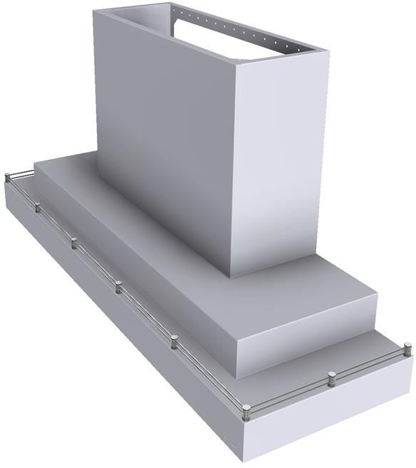 Vent-A-Hood® 66" White Contemporary Wall Mount Range Hood-1