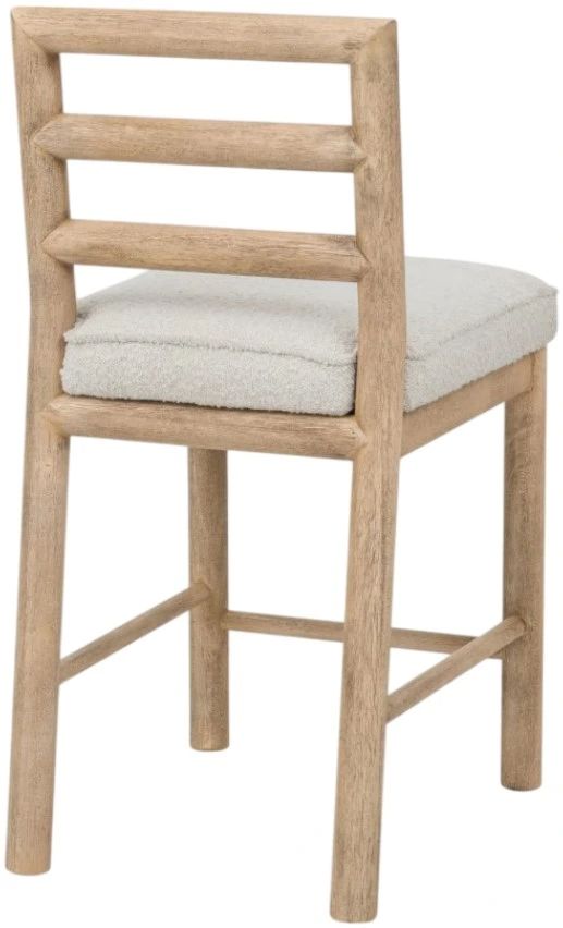 Modus Furniture Dorsey Ricotta Ladder Back Counter Stool-4