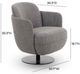 TOV Furniture Solange Gray Swivel Accent Chair-2