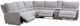 Parker House® Stellar 6-Piece Bloke Cotton Modular Power Reclining Sectional with Power Adjustable Headrests-2