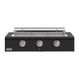 Caliber™ Rockwell Social 48" 3-Burner Ultra Matte Black Built-In Natural Gas Grill with Chrome Hardware-0