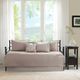 Olliix by Madison Park 6 Piece Khaki Quebec Reversible Daybed Cover Set-1