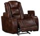 New Classic® Home Furnishings Chester Brown Power Glider Recliner-0