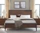 aspenhome® Jasper Modern Walnut King Panel Bed-1