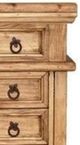 Million Dollar Rustic Brown Jewelry Chest with Side Mirror -2