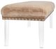 Jofran Inc. Brianna Mink Faux Fur Bench-3