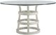 Universal Explore Home™ Escape-Coastal Living Home Glass Top 54" Dining Table with Sandbar Base-0