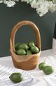 A & B Home Green Faux Lime Bowl Filler-2