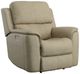 Flexsteel® Henry Light Beige Power Recliner with Power Headrest and Lumbar-0