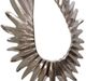 Stylecraft Feathered Metal Nickel Large Sculpture on Platform B-1