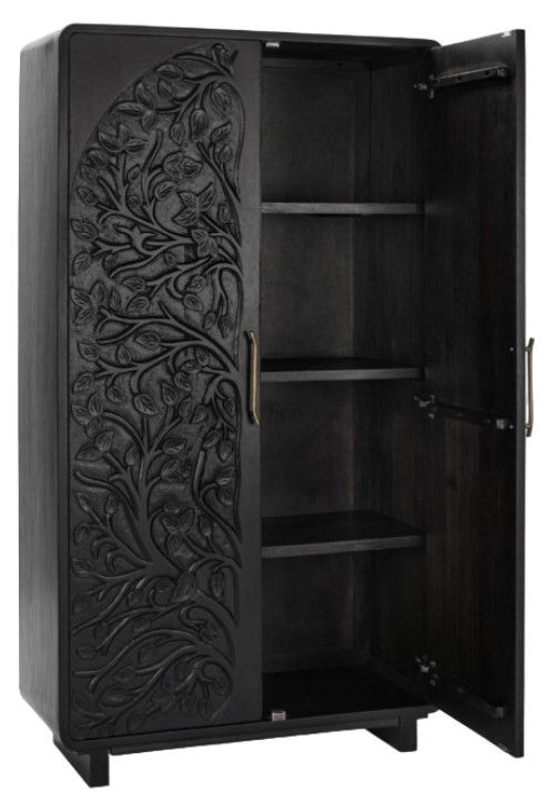 Classic Home Albero Black Tall Cabinet-3