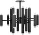 Four Hands Vesta Black Gunmetal Chandelier-0