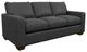 La-Z-Boy® Shiloh Navy Leather Sofa-0