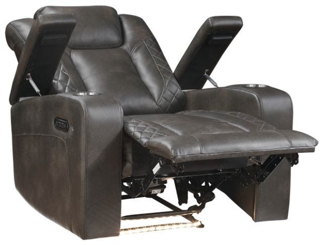 Mazin Furniture Tabor Brownish Gray Power Recliner Chair-3