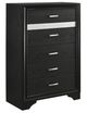 Coaster® Miranda 5-Piece Black California King Bedroom Set-4
