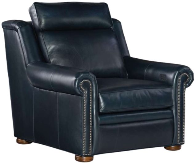 Bradington-Young Customizable Luxe for Living Reece Stationary Chair with Two-Piece Back-0