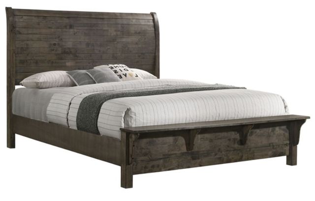 American Wholesale Furniture Cassidy 3-Piece Dark Vintage Gray Queen Bedroom Set-1