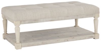 Signature Design by Ashley® Shawnalore 3-Piece Whitewash Living Room Table Set-1