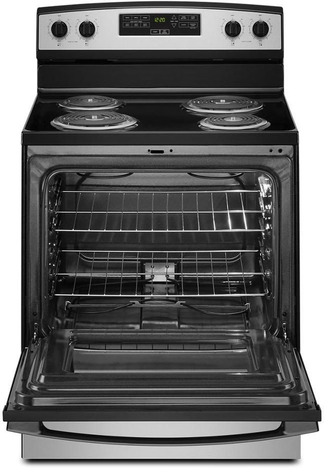 Amana® 30" Stainless Steel Freestanding Electric Range -5