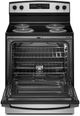 Amana® 30" Stainless Steel Freestanding Electric Range with Bake Assist Temps-1
