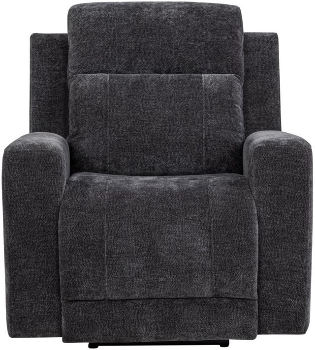 Coaster® Kennett Dark Gray Chenille Upholstered Power Recliner Chair-1