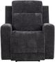 Coaster® Kennett Dark Gray Chenille Upholstered Power Recliner Chair-1