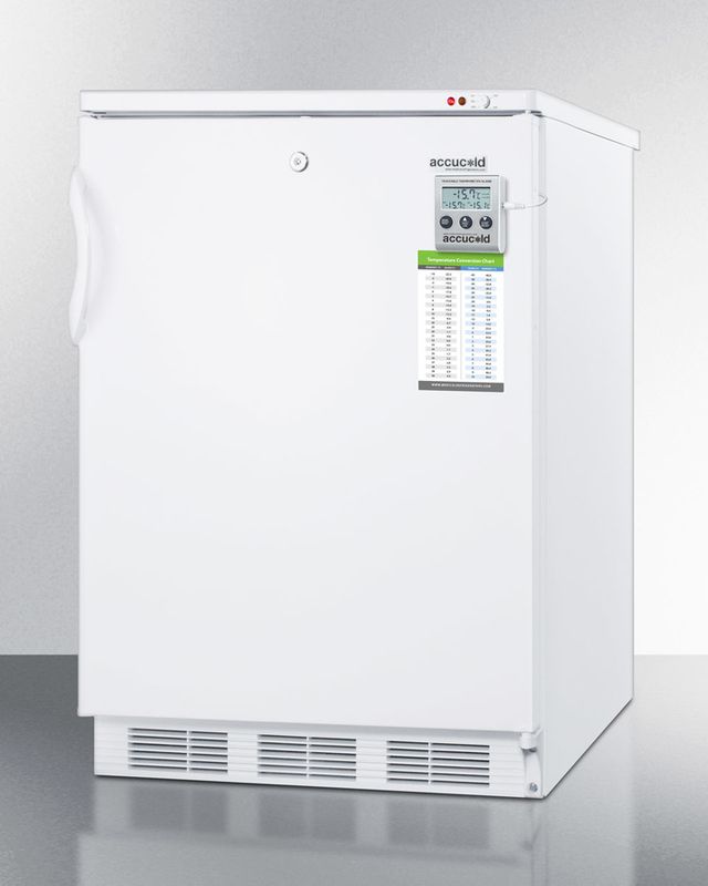 Accucold® 24" 3.2 Cu. Ft. White Upright Freezer-2