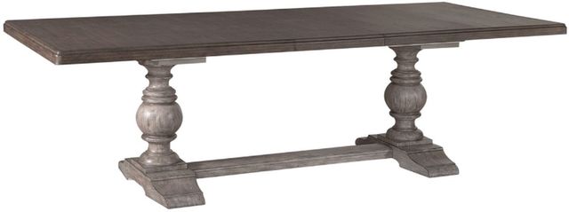 Liberty Furniture River Place 7-Piece Riverstone Gray/Tobacco Dining Set-1