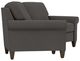 Flexsteel® Customizable Westside Leather Conversation Sofa-4