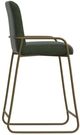 International Furniture Direct Seating Gold/Olive 49" Bar Stool-3