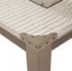 Michael Amini® Valise Amazon Tan Gator Dining Table With Brown Base-3