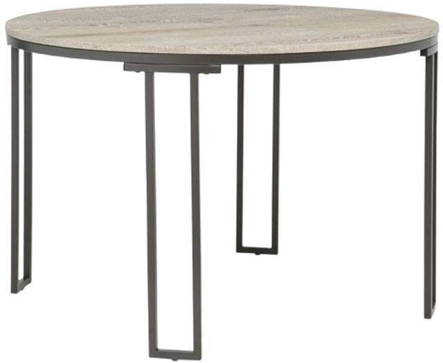 Crown Mark Verano Beige Dining Table with Gray Base-0